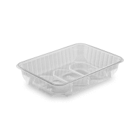 Vanička hranatá priehľadná 500 ml (PP) [50 ks] GASTRO