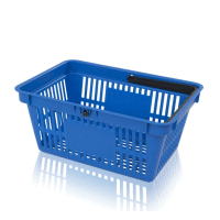 Detail - Košík nákupný 1 držadlo s plochy na potlač Košík nákupný 1 držadlo s plochy na potlač