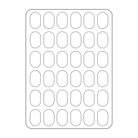 Detail - Forma na laskonky - Ovály min 40x29cm (3,5x5,5cm) Forma na laskonky - Ovály min 40x29cm (3,5x5,5cm)