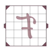 Naznačovač rezu - štvorec 5x5cm (5x5 - 25x25cm)