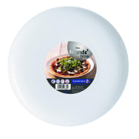 Plytký tanier PIZZA FRIENDS TIME WHITE 32cm LUMINARC