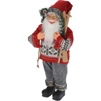 Santa s lyžami 60cm
