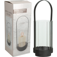 Detail - Lampáš sklo s kovovým rámom Lampáš sklo s kovovým rámom