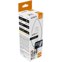 LED Filament Candle White 4,5W E14 NW AVIDE