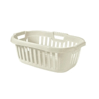 Kôš na čisté prádlo UH 32l biely "Hipster" TONTARELLI