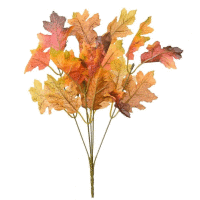 Ozdoba zapichovacia dubové listy 30cm KINEKUS