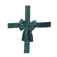 Detail - Mašľa na dvere 33x42cm DARKGREEN Mašľa na dvere 33x42cm DARKGREEN