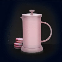 Ružový French Press na kávu a čaj Fern 600 ml AMBITION