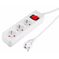 Detail - Predlžovací kábel 1,5m, 3x1,5mm2, 3G, biely, ON/OFF NEO TOOLS Predlžovací kábel 1,5m, 3x1,5mm2, 3G, biely, ON/OFF NEO TOOLS