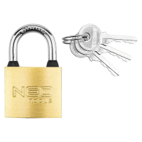 Detail - Visiaci zámok 40mm, 3 kľúče NEO TOOLS Visiaci zámok 40mm, 3 kľúče NEO TOOLS