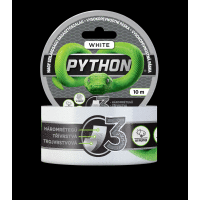 Detail - Vysokopevnostná páska 10m biela PYTHON Vysokopevnostná páska 10m biela PYTHON