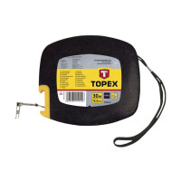 Detail - Meracie pásmo ocelové, 30 m TOPEX Meracie pásmo ocelové, 30 m TOPEX