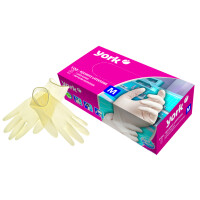 Rukavice latexové M 100 ks YORK