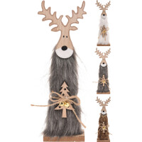 Detail - Sob stojací s kožušinou Sob stojací s kožušinou