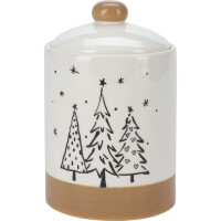 Detail - Porcelánová nádoba tree natural 18cm 2 druhy Porcelánová nádoba tree natural 18cm 2 druhy