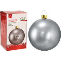 XMAS BALL nafukovací 45cm SILVER