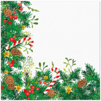 Detail - Obrúsky vianočné 33x33 cm 20ks/bal PAW Obrúsky vianočné 33x33 cm 20ks/bal PAW