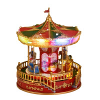 Detail - Vianočná LED dekorácia KOLOTOČ 28cm Vianočná LED dekorácia KOLOTOČ 28cm