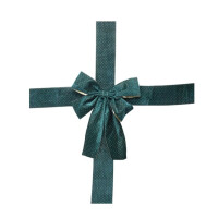 Detail - Mašľa na dvere 33x42cm DARKGREEN Mašľa na dvere 33x42cm DARKGREEN