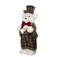 Detail - Medveď XMAS stojaci 42cm 2 druhy Medveď XMAS stojaci 42cm 2 druhy